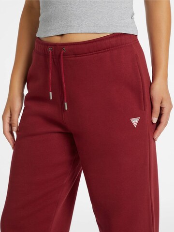 GUESS JEANS Tapered Pants in Red