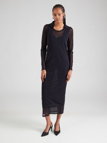 Robes en maille PINKO en noir : devant
