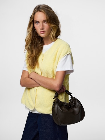 PIECES Vest 'PCKATTY' in Yellow: front
