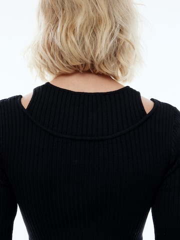 Rochie tricotat 'Yandra' de la EDITED pe negru
