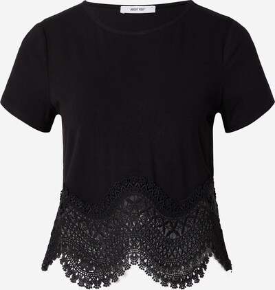 ABOUT YOU T-shirt 'Chiara Shirt' en noir, Vue avec produit