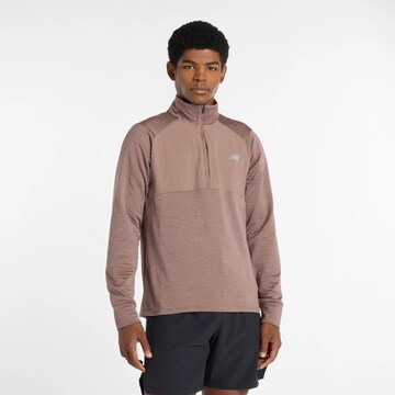 new balance Functioneel shirt 'Athletics' in Grijs: voorkant