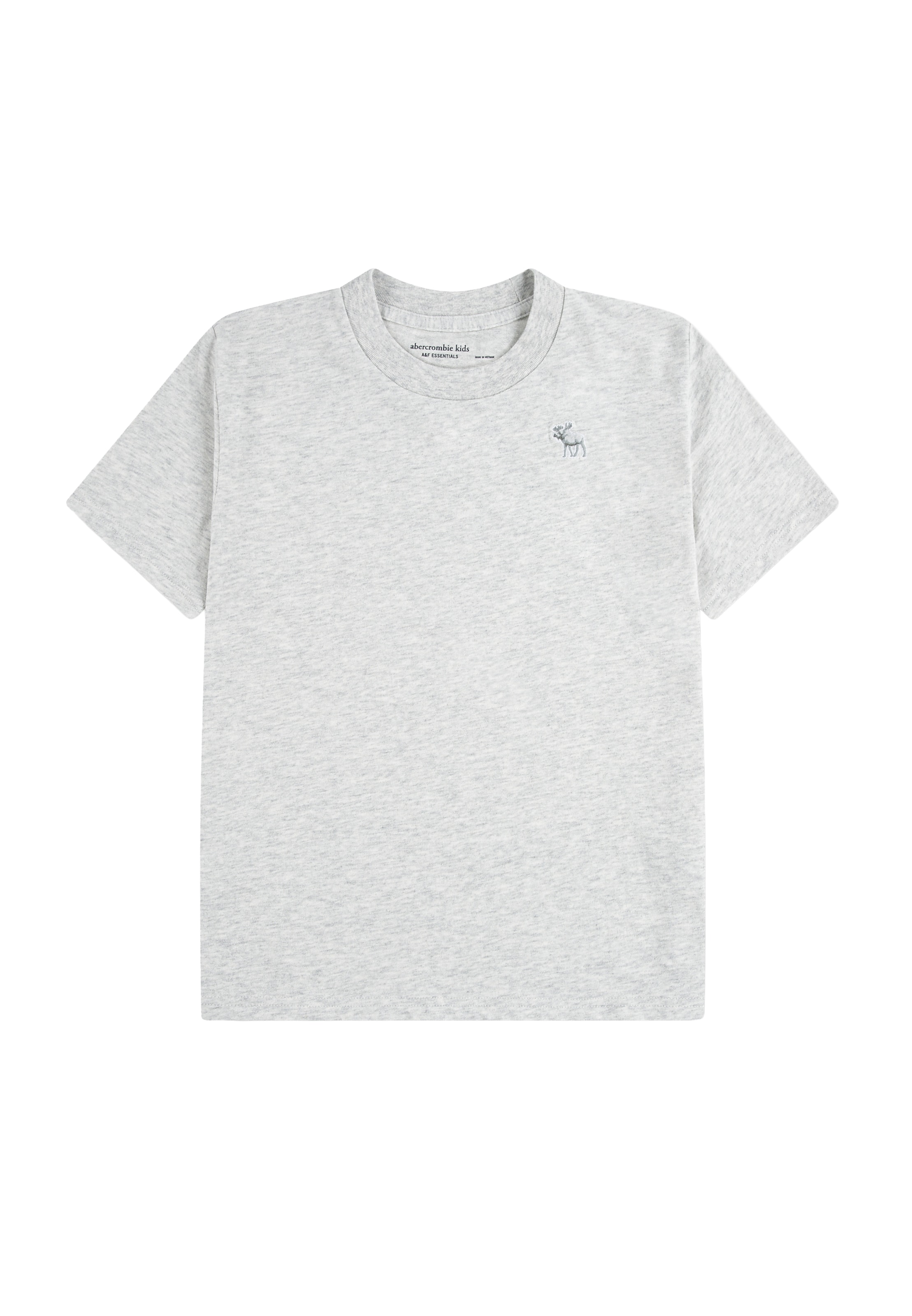 Abercrombie & Fitch - Camiseta 'ESSENTIAL' en gris: frente