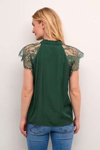 Cream Blouse 'Nola' in Groen