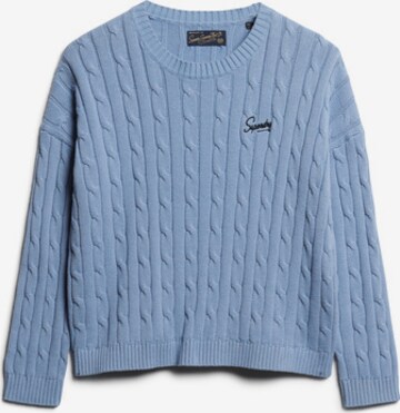 Superdry Sweater in Blue: front