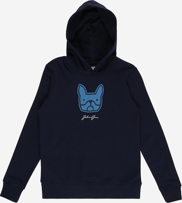 Jack & Jones Junior Sweatshirt 'Comrade' in Blue: front