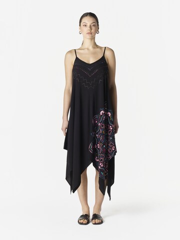 KOROSHI Jurk in Zwart: voorkant