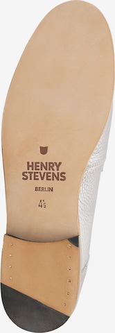 Henry Stevens Classic Flats 'Lee' in Silver