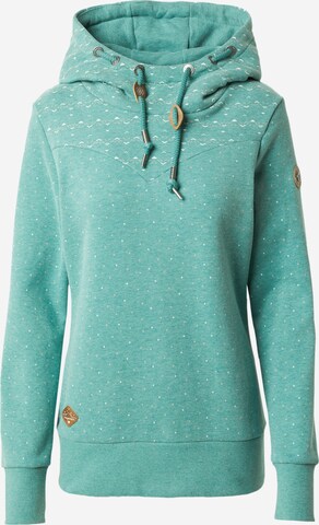 Ragwear Sweatshirt 'NUGGIE' in Groen: voorkant