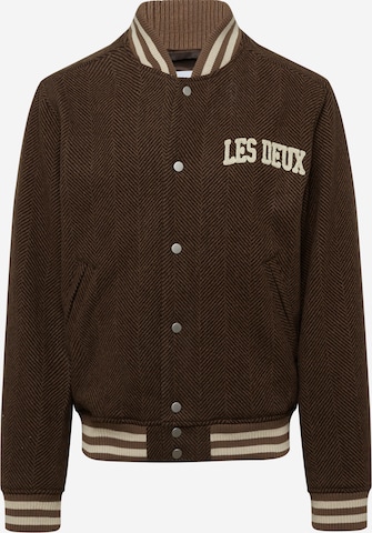 Les Deux Between-Season Jacket in Brown: front