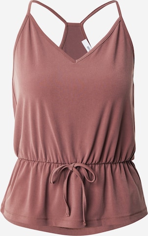 ABOUT YOUTop 'Cettina' - smeđa boja: prednji dio