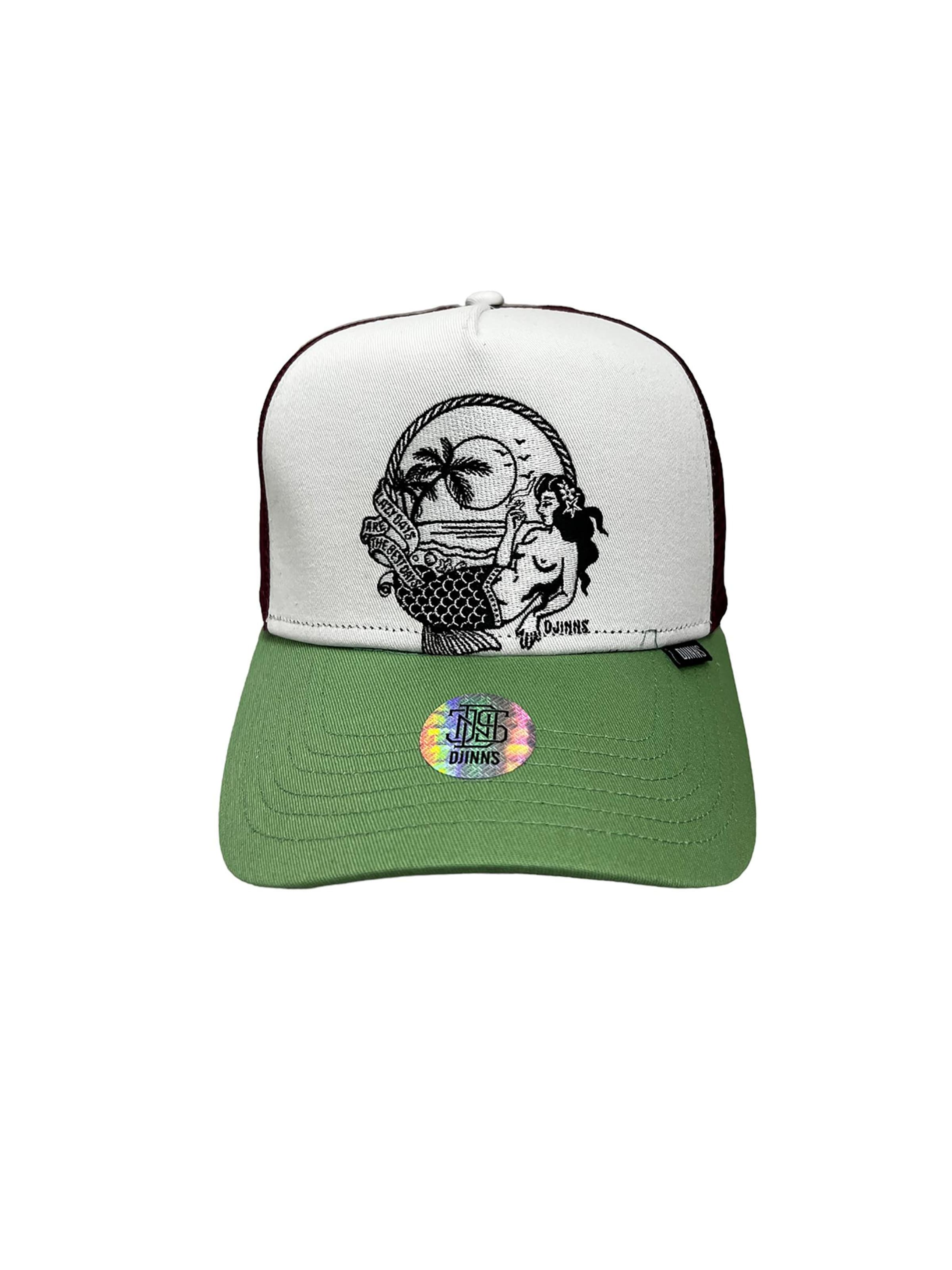 DJINNS Keps 'Lazy Mermaid' i blandade färger: framsida