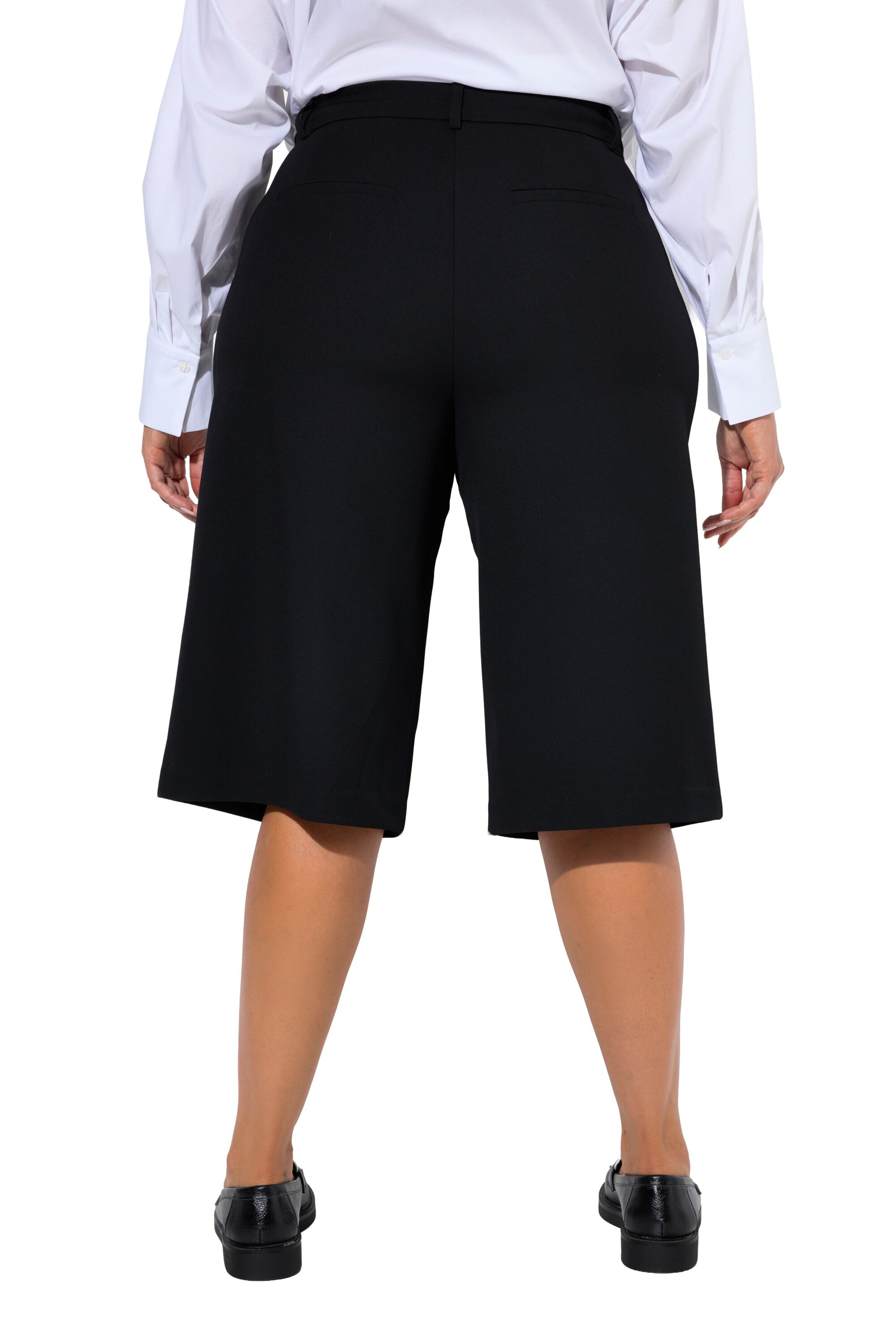 Ulla Popken Loosefit Broek in Zwart