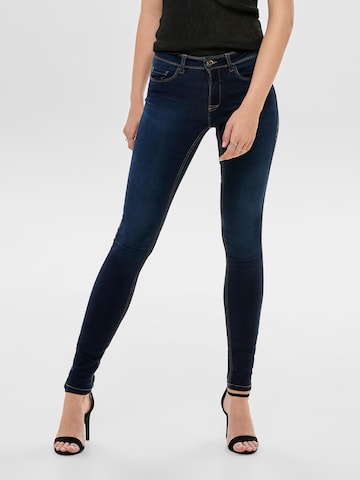 Skinny Jean 'Ultimate King' ONLY en bleu : devant