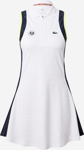 Lacoste Sport Sports Dress in White: front