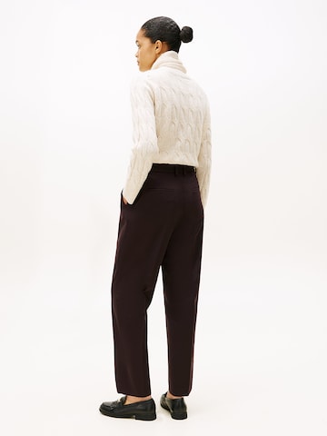TOMMY HILFIGER Slimfit Pantalon in Bruin
