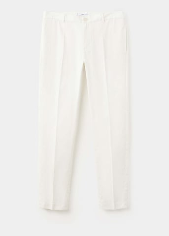MANGO MAN Regular Pants 'Tenceli' in Beige