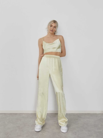 Wide leg Pantaloni 'Carlotta' di LeGer by Lena Gercke in verde