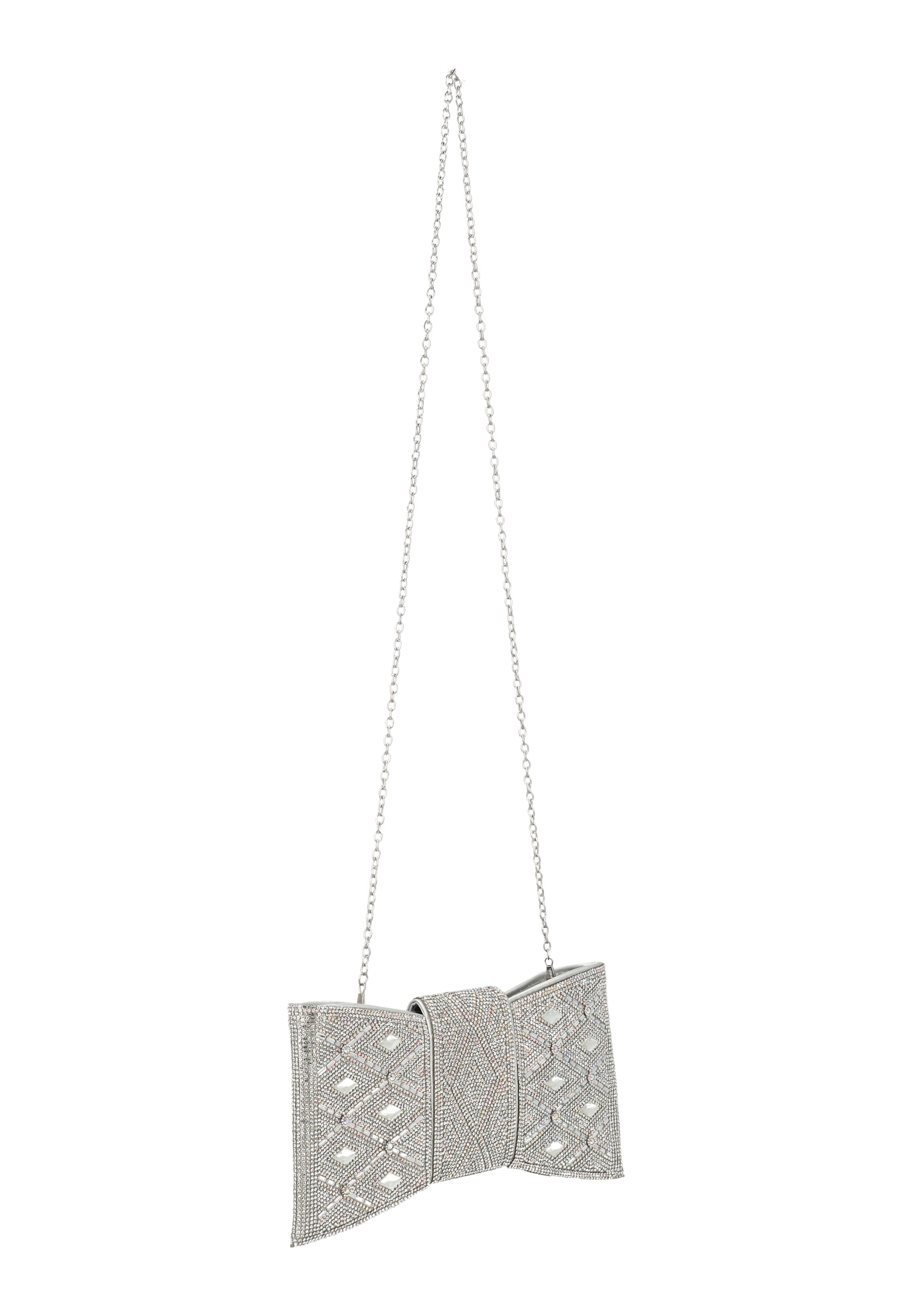 Pochette usha BLACK LABEL en argent
