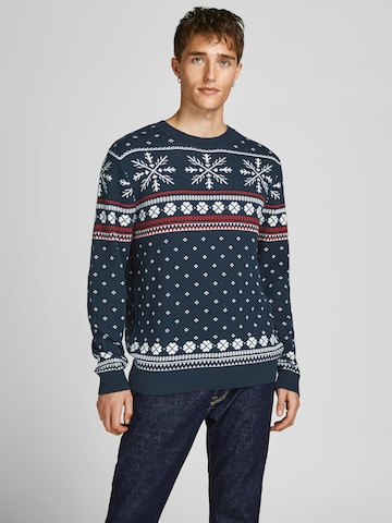 JACK & JONESPulover 'Snowy' - plava boja: prednji dio