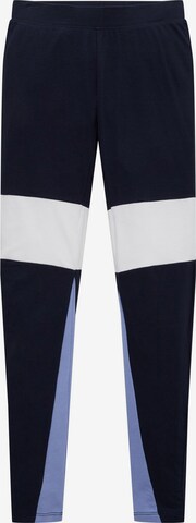 TOM TAILOR - Tapered Leggings em azul: frente