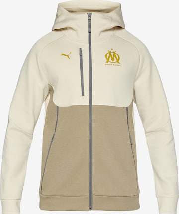 smėlio PUMA Sportinis džemperis 'OM PUMATECH': priekis