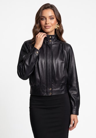 Veste mi-saison faina en noir : devant