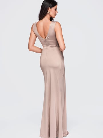 Ombre Abendkleid‌‌ in Beige
