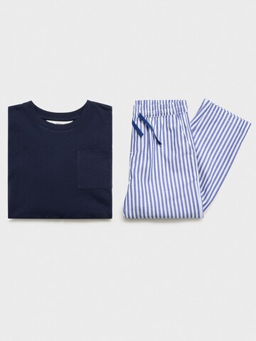 Pijamale 'COMFY' de la MANGO KIDS pe albastru