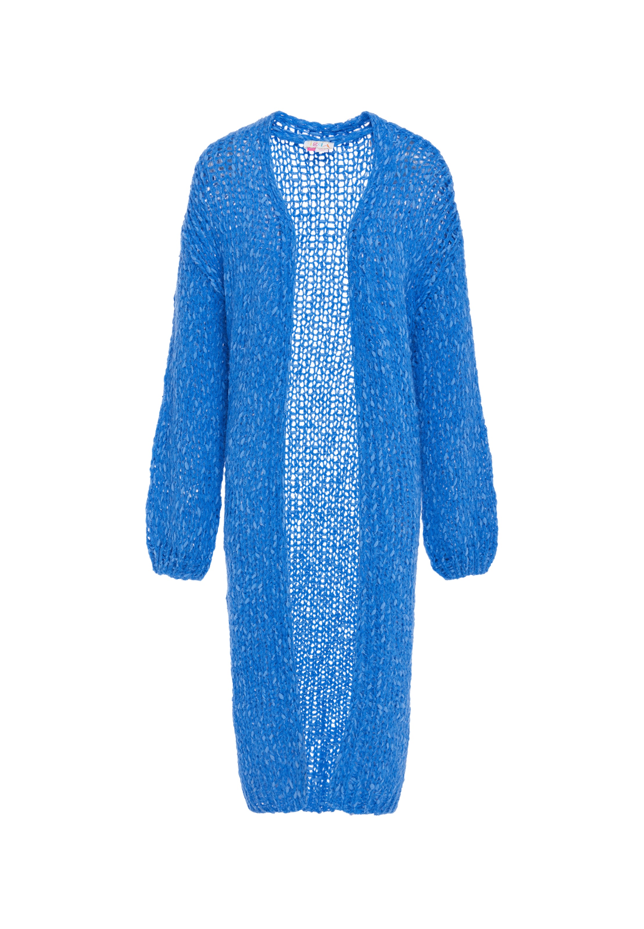 IZIA Gebreid vest in Blauw: voorkant