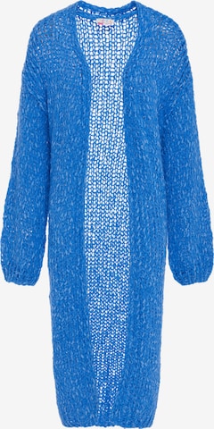 Cardigan IZIA en bleu : devant