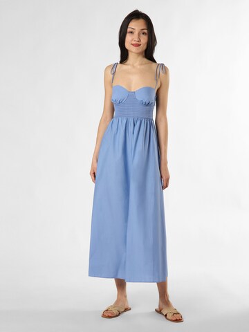 Robe d’été Marie Lund en bleu : devant