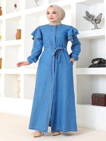 MODAMIHRAM Dress in Blue: front