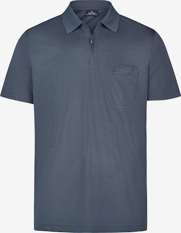 Ragman Shirt 'Basic' in Blau: Vorderseite