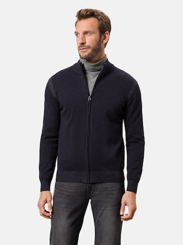 PIERRE CARDIN Knit cardigan in Blue: front