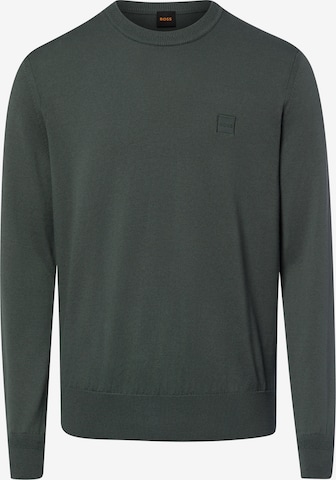Pull-over 'Kanovano ' BOSS en vert : devant