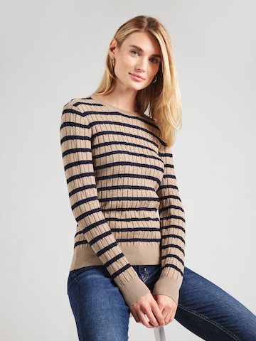 Pull-over GANT en marron : devant