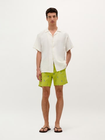 Scalpers Neon Skull Swimsuit ' ' in Grün: Vorderseite