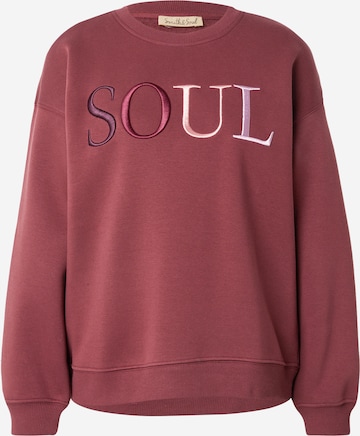 Smith&SoulSweater majica - crvena boja: prednji dio