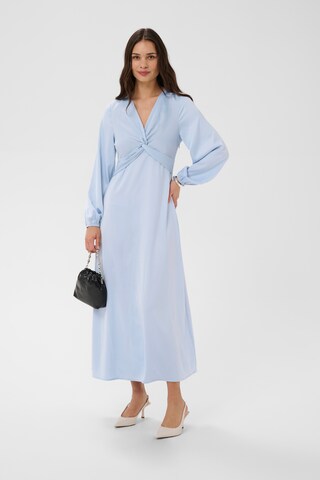 Kaffe Jurk 'KAsadie' in Blauw: voorkant