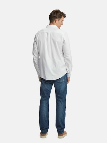 MCS Regular Fit Businesspaita 'Brandon' värissä valkoinen