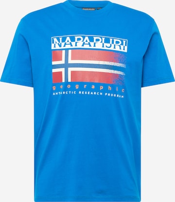 T-Shirt 'S-KREIS' NAPAPIJRI en bleu : devant