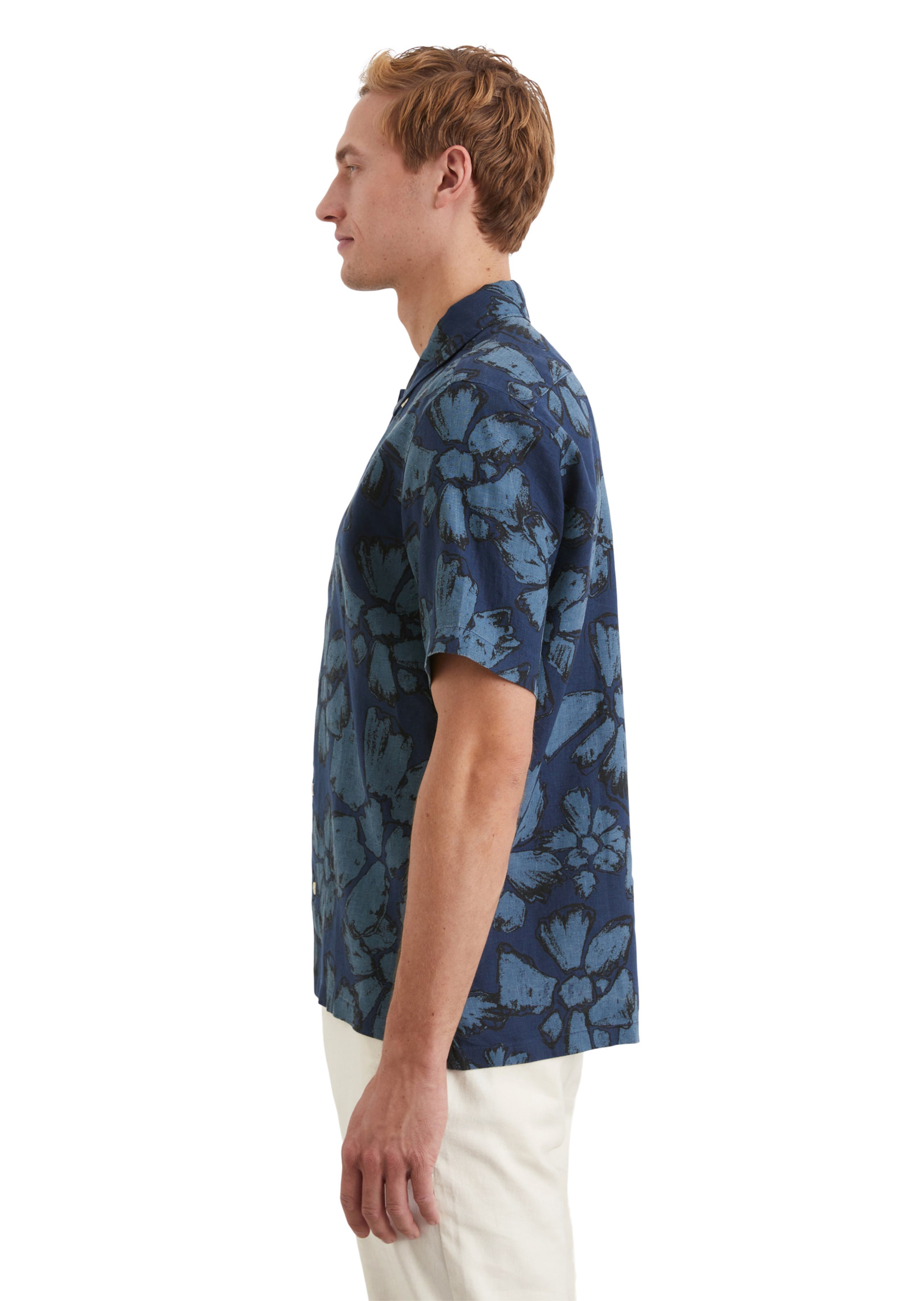 Marc O'Polo Regular fit Overhemd in Blauw