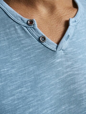 JACK & JONES - Ajuste regular Camiseta 'Split' en azul