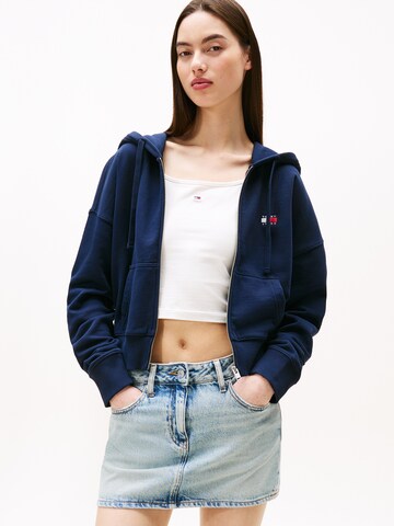 Tommy Jeans Кофта на молнии в Синий: спереди