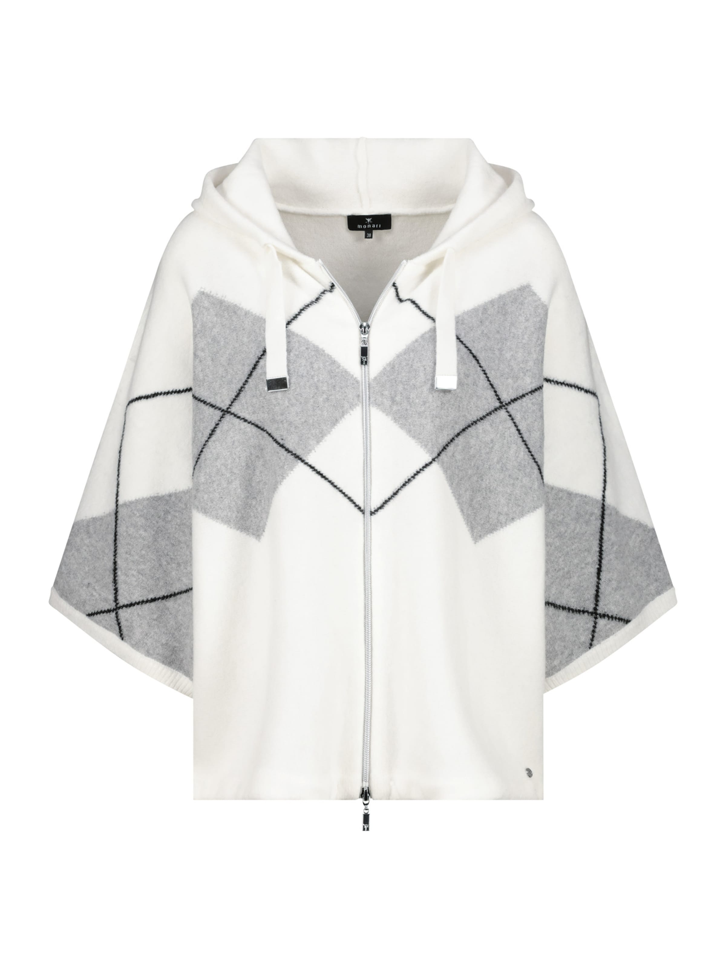 Cardigan monari en blanc : devant