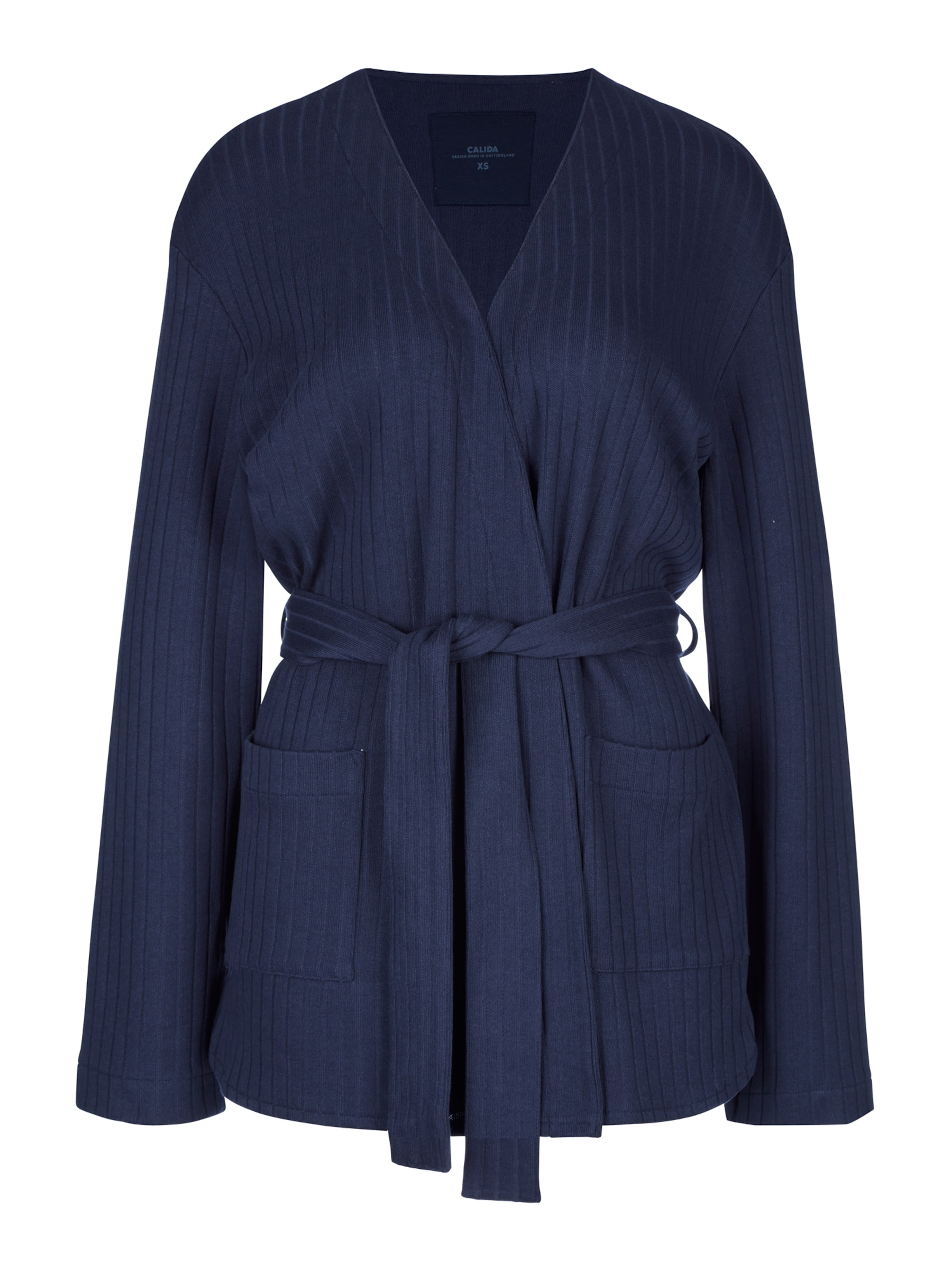 CALIDA Strickjacke in Blau: Vorderseite