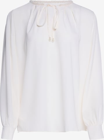 usha BLACK LABEL Blouse in Beige: voorkant
