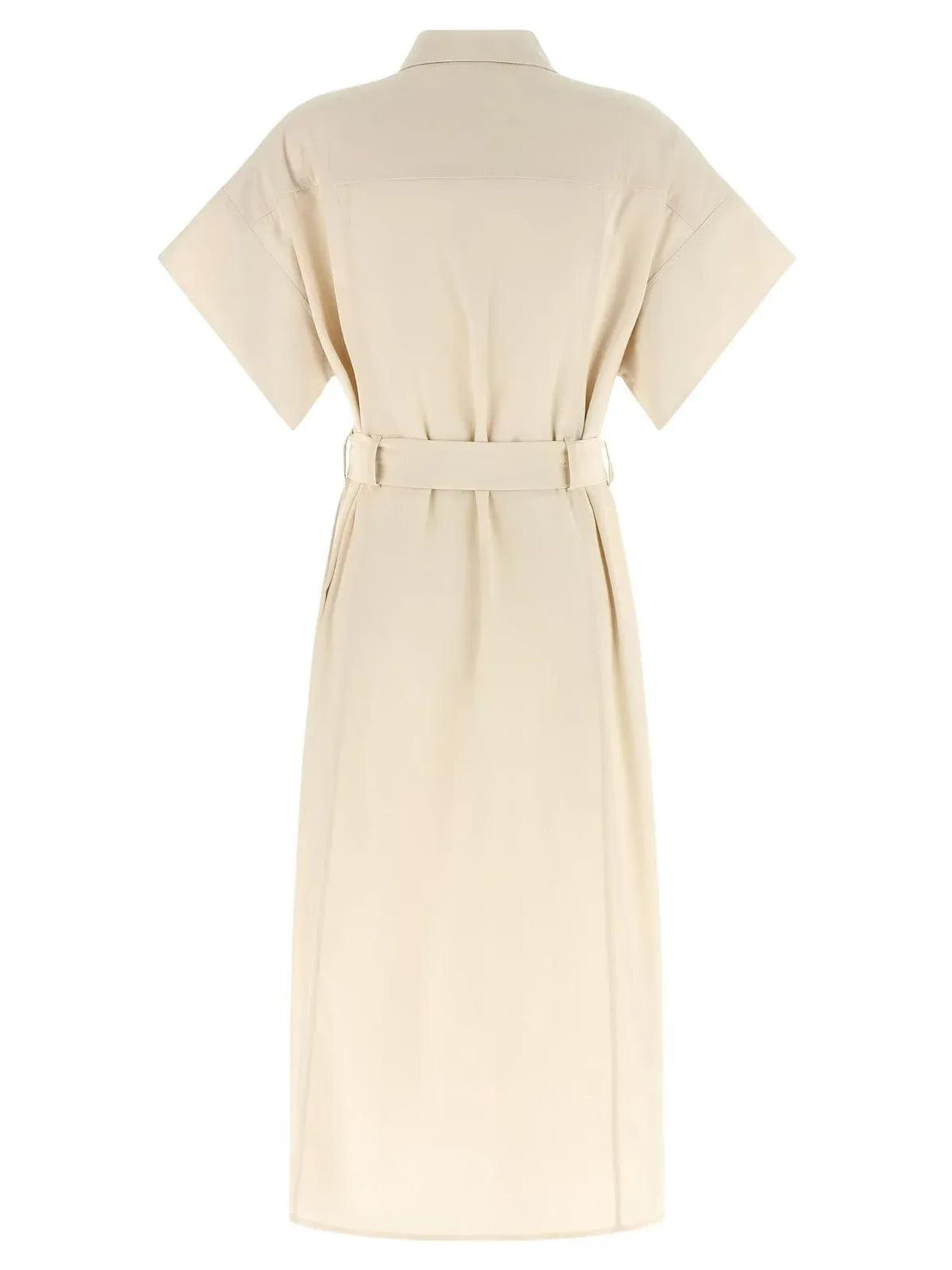 Robe 'PINKO ALESHA ABITO COTONE FLUIDO ABITO' PINKO en blanc