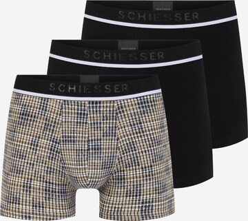 SCHIESSER Boxershorts in Zwart: voorkant